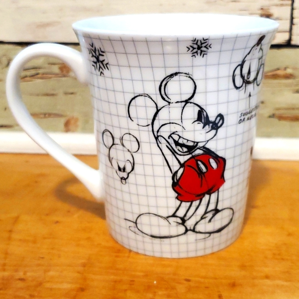 Disney Mickey Mouse Sketch Coffee Mug